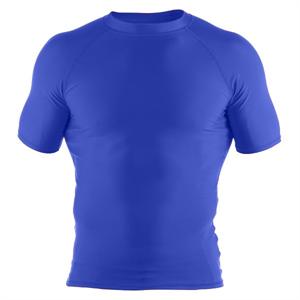 Clinch Gear Basic Blue Rashguard - Short Sleeve